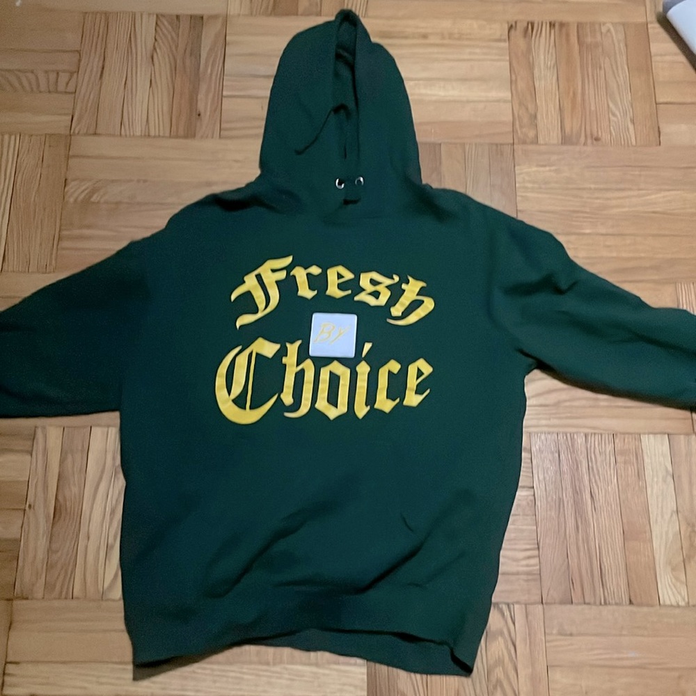 Fresh by Choice olde English hoodie green